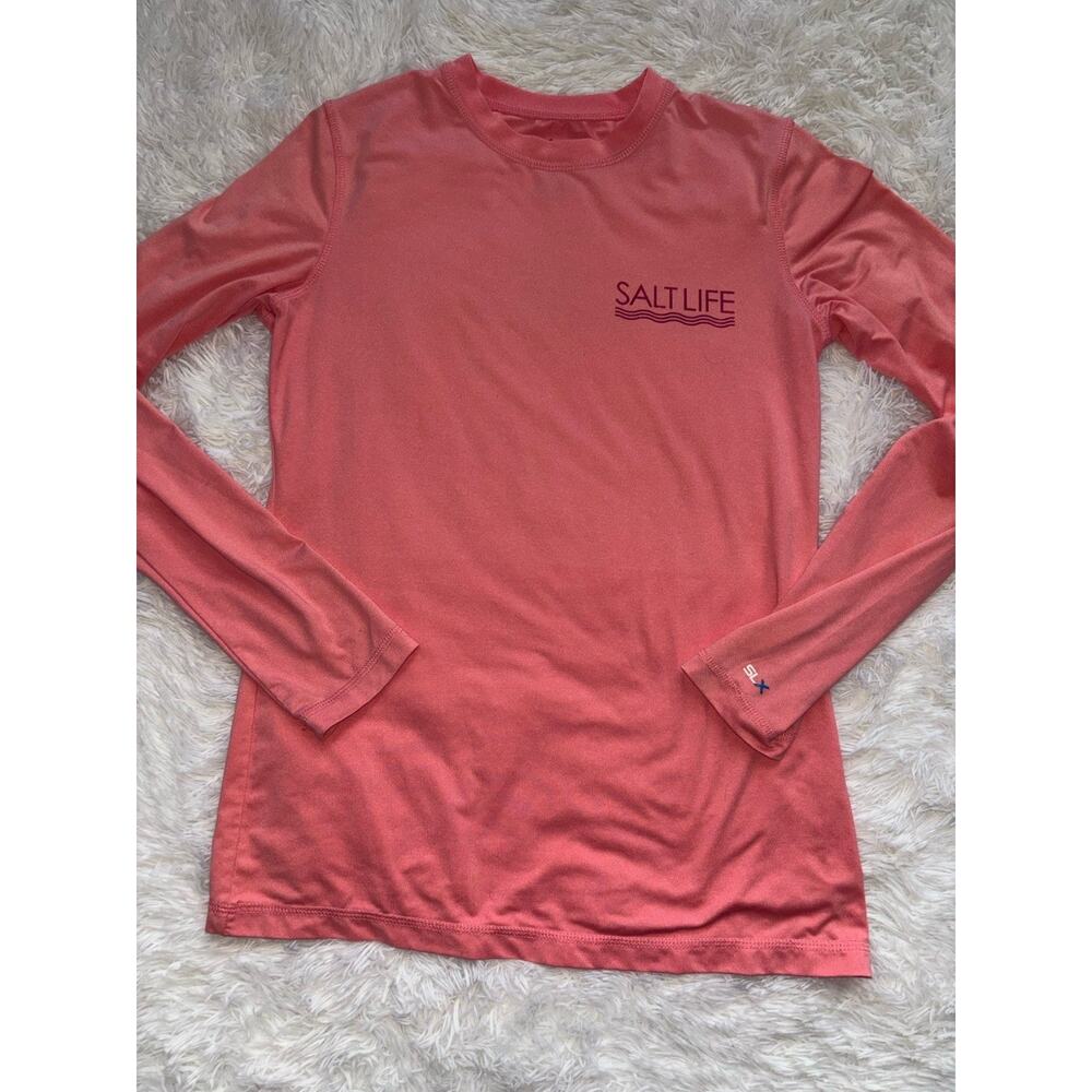 Salt Life adult sz. SML UV vapor SLX water sport top. Exc quality and condition.